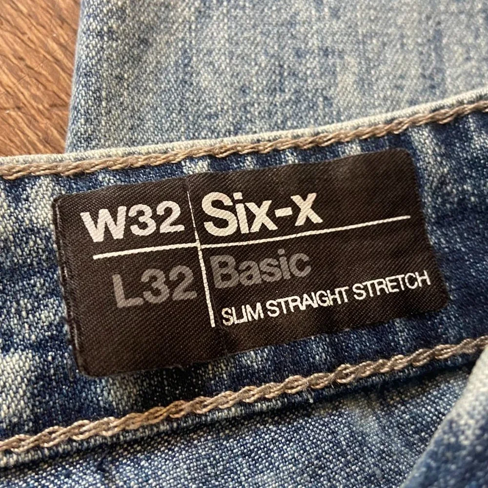 Buffalo Six-X Slim Straight Jeans -32x32 - Picture 5 of 9